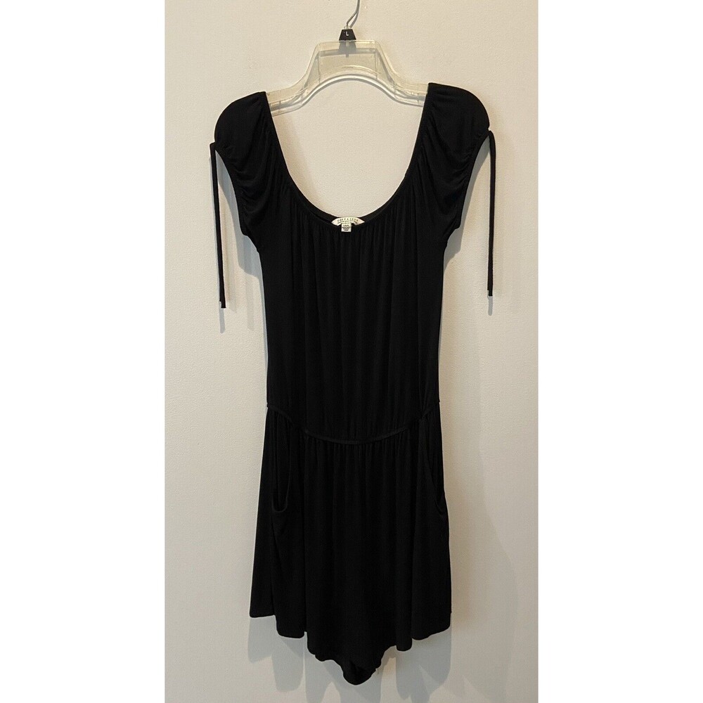 Soft & Sexy Women One Piece Romper Black Size Large